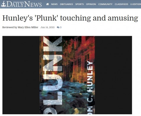 Book Review by Mary Ellen Miller: Hunley’s ‘Plunk’ touching and amusing
