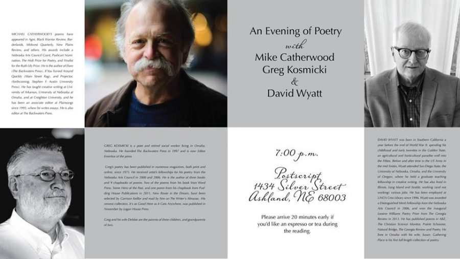 An Evening of Poetry: Kosmicki, Catherwood, & Wyatt
