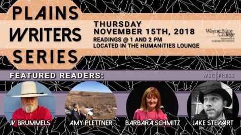 Plains Writers Series – Nov. 15th, 2018