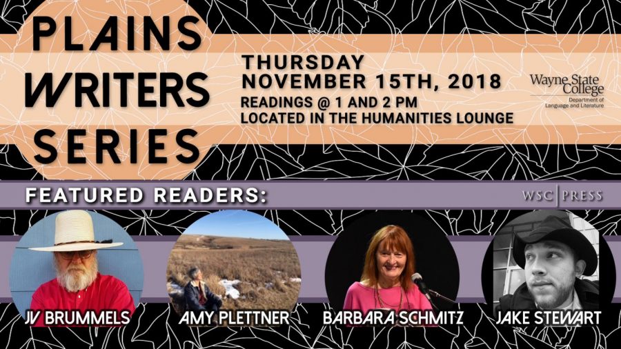 Plains Writers Series - Nov. 15th, 2018