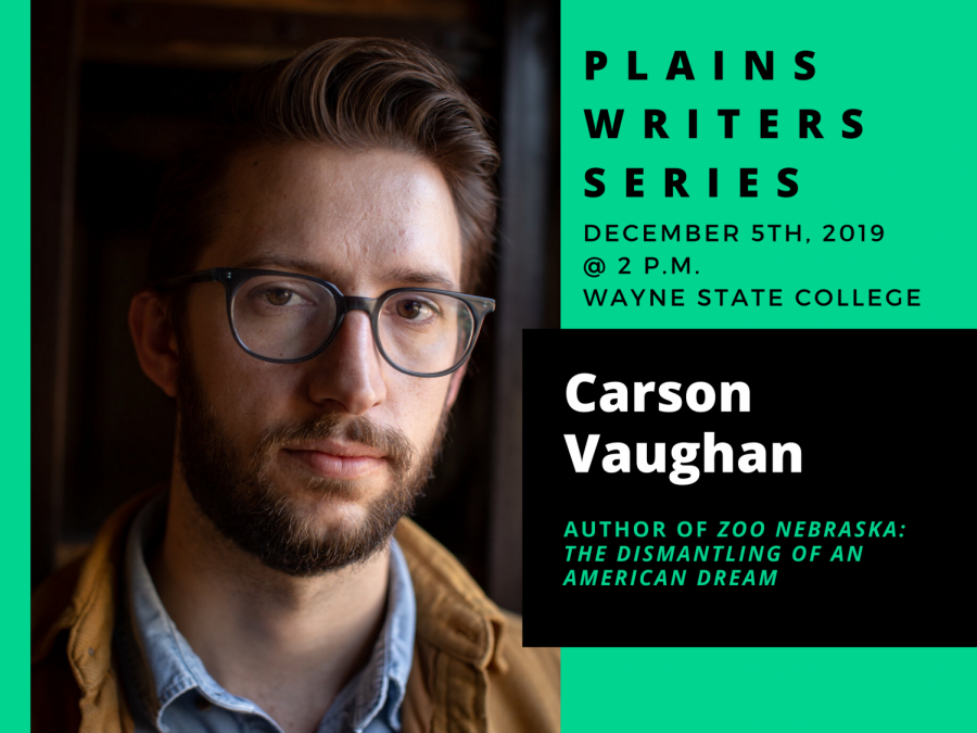 Plains Writers Series: Dec. 5, 2019 Carson Vaughan