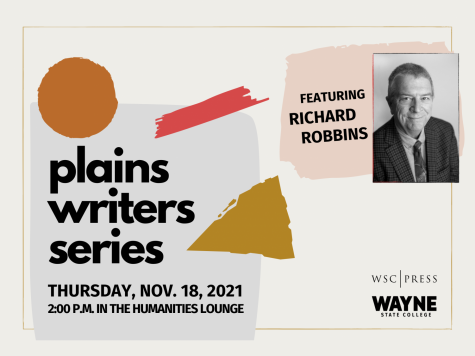 Plains Writers Series – November 18, 2021  Richard Robbins
