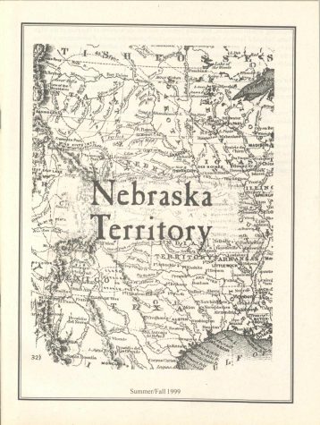 Nebraska Territory: Summer/Fall 1999