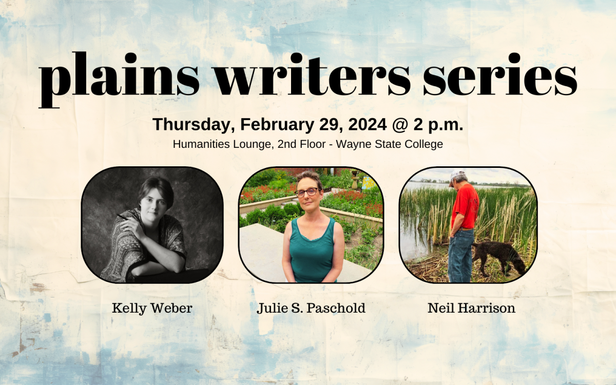 Plains Writers Series – Feb. 29, 2024 Julie S. Paschold, Kelly Weber, & Neil Harrison
